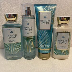 Bath and Body Works MIDNIGHT SWIM 4 PC Set